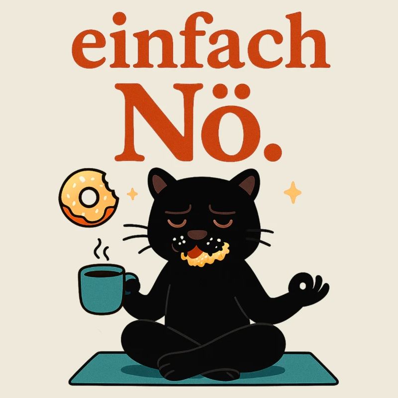 Entspannte Yogapose - einfach Nö