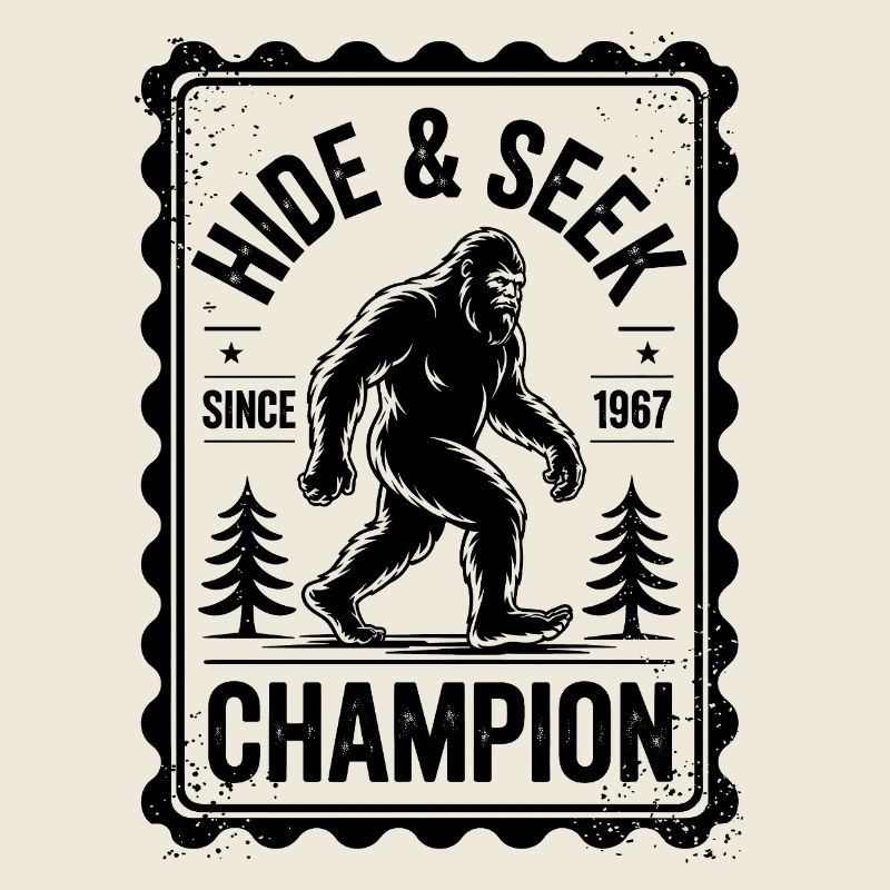 Cache-cache Champion Bigfoot