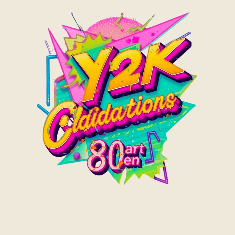 Conception de célébration rétro Y2K