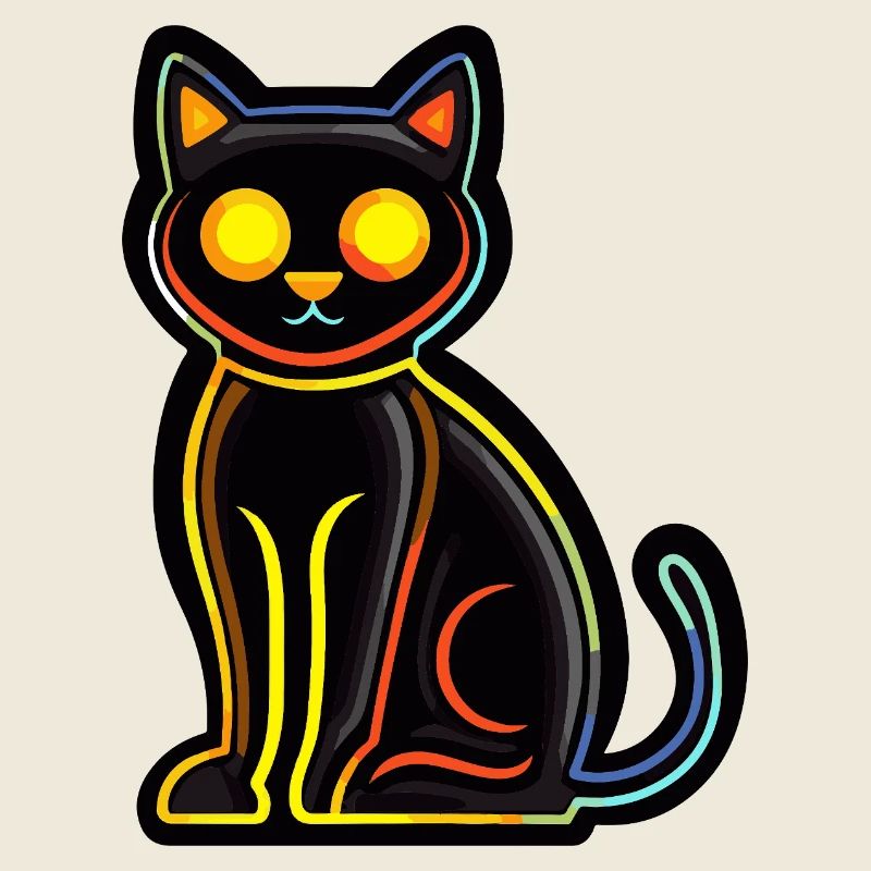 Chat Halloween Bande dessinée Chat