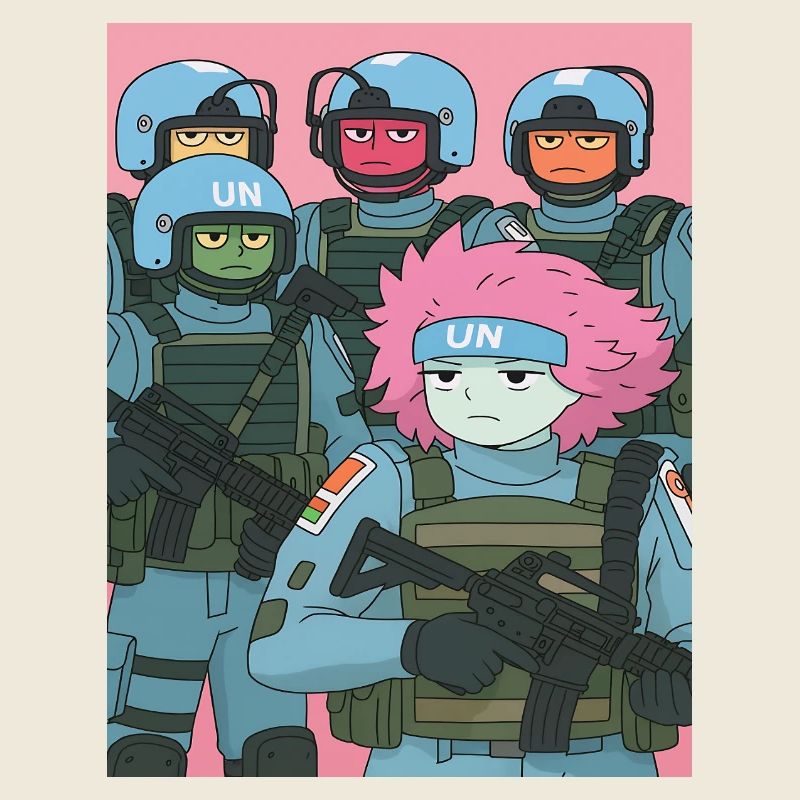 Parodie de troupe de dessins animés