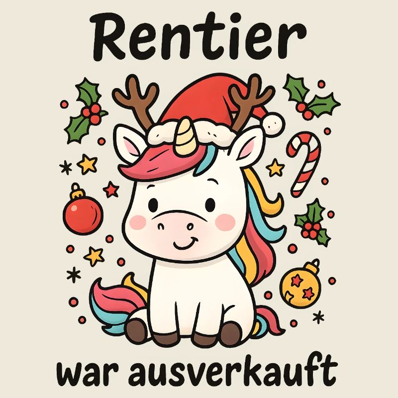 Le renne était épuisé - joyeux Noël