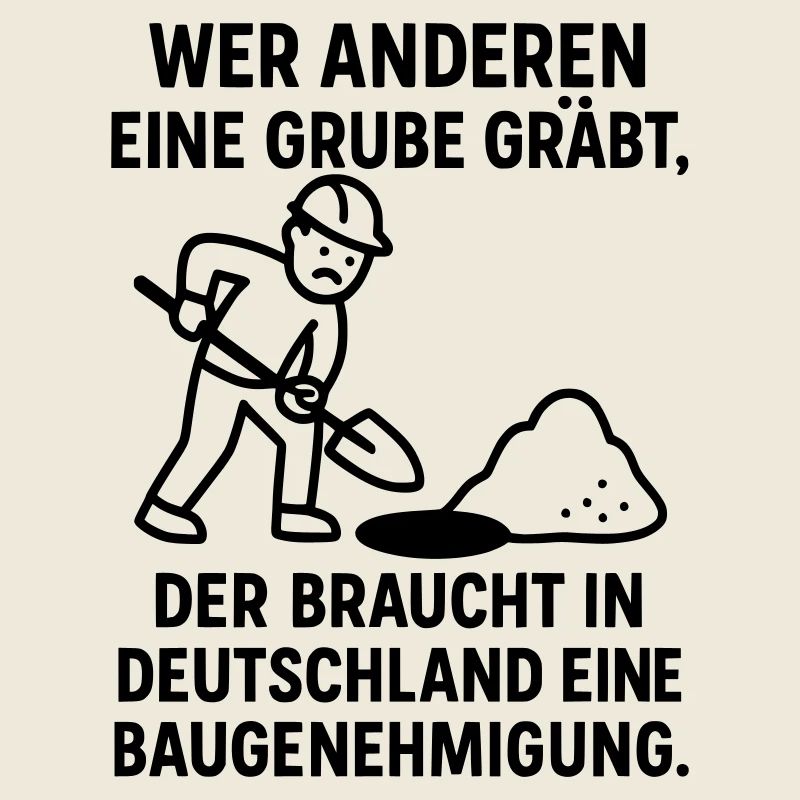 Digging a pit