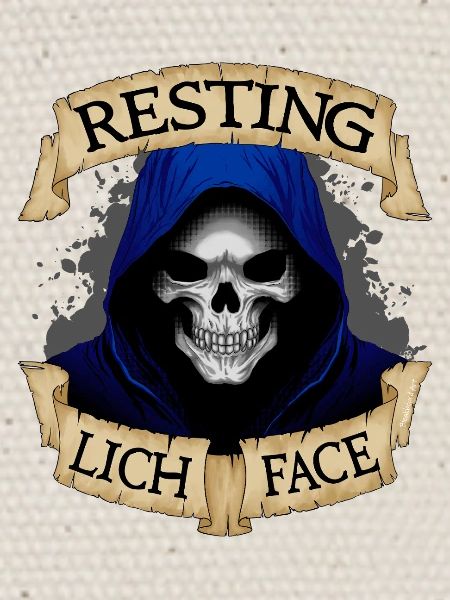 Resting Lich Face