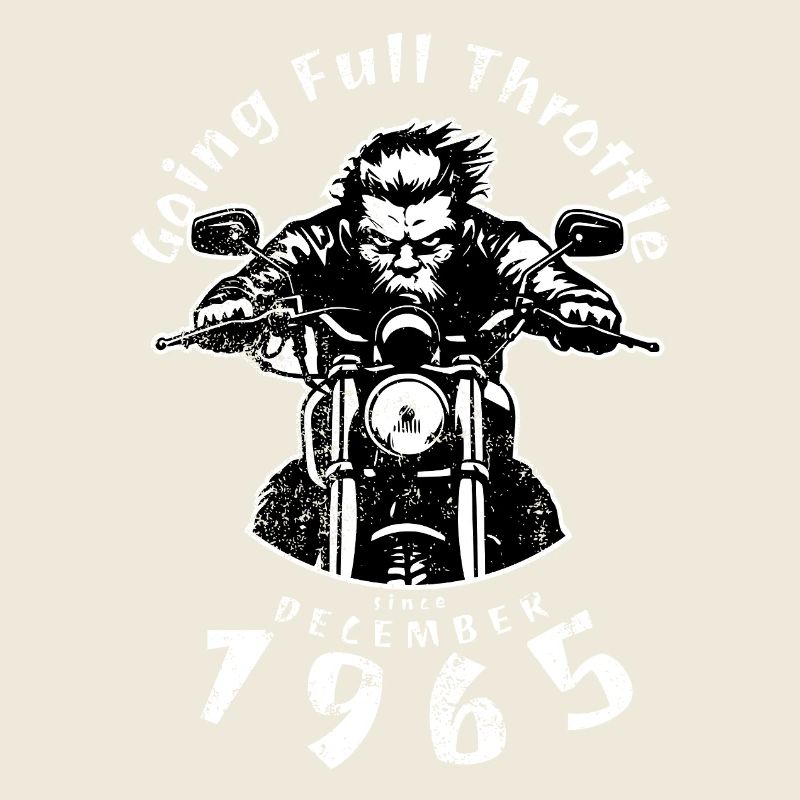 60. Geburtstag Going Full Throttle Since 12/1965
