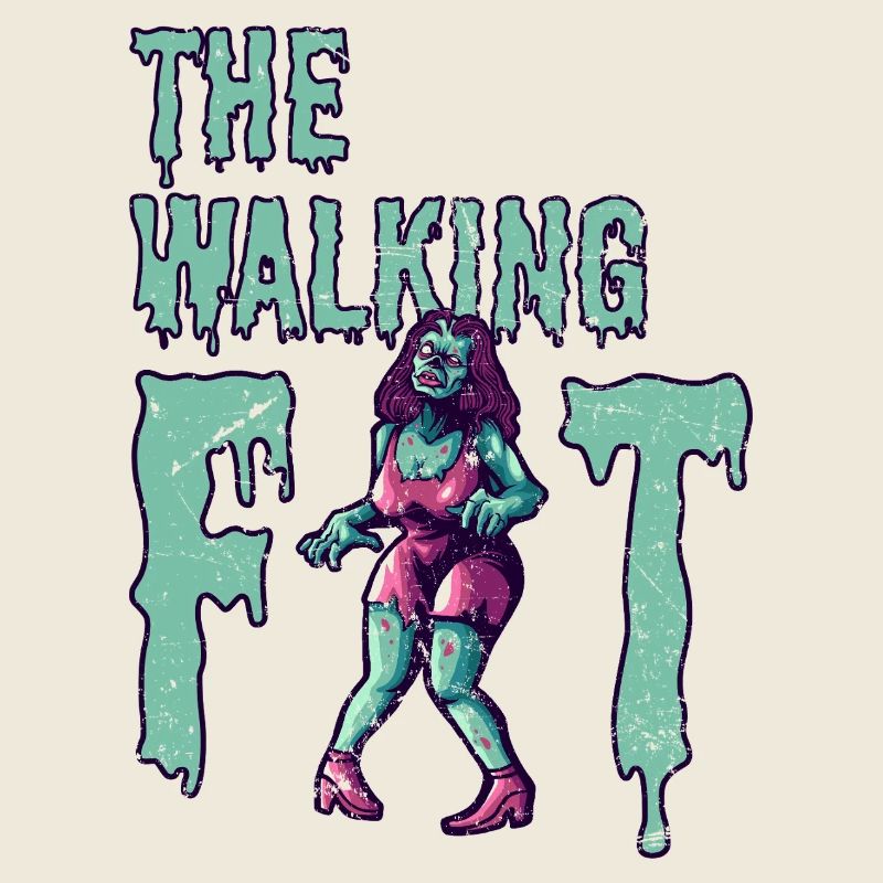 Dicke Zombie Frau