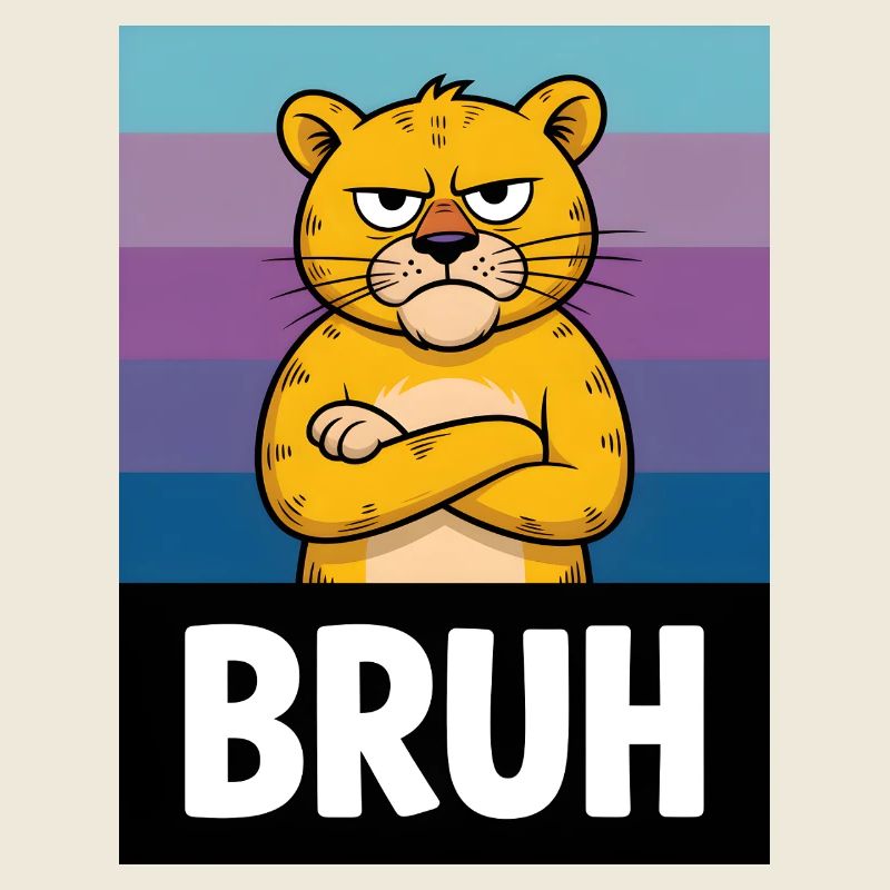 Grummel Katze BRUH