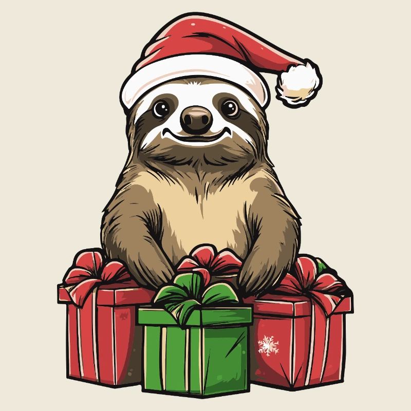 Faultier Weihnachten Geschenke