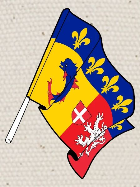 Drapeau du Rhône-Alpes