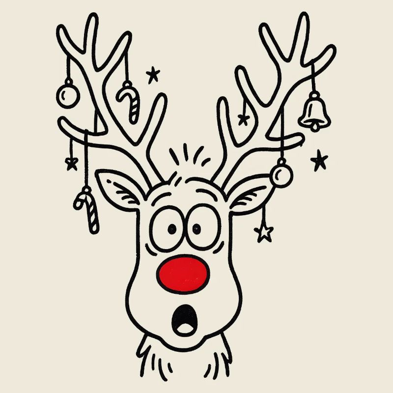 Renne Rudolph Joyeux Noël