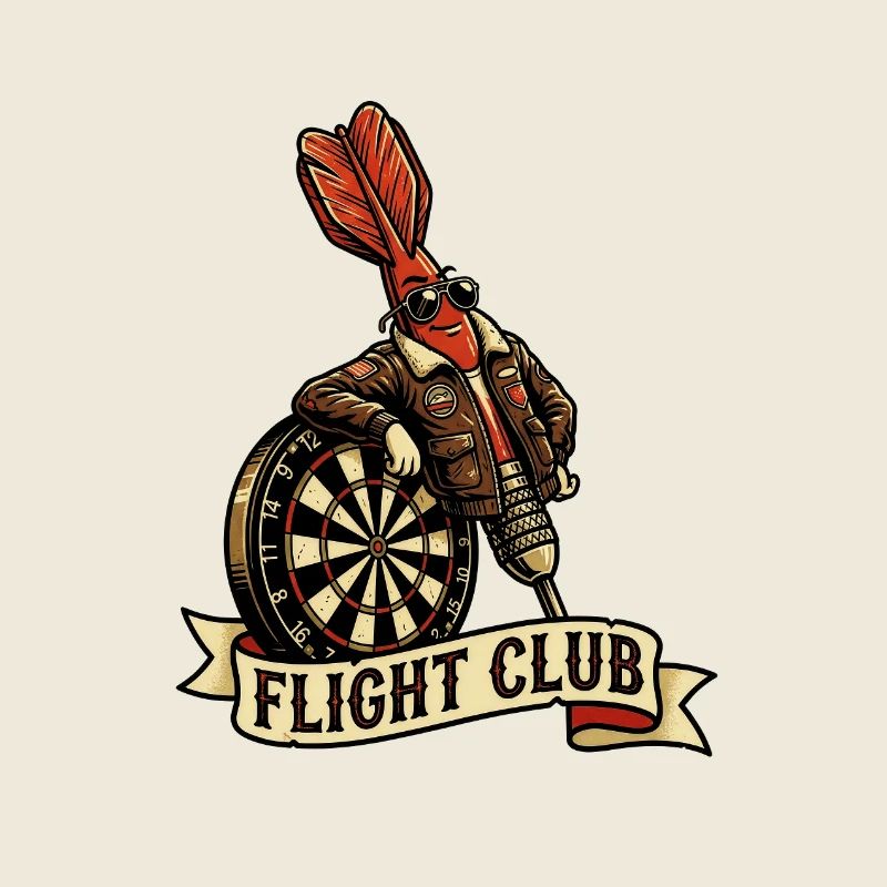 Club de vol. Fléchette