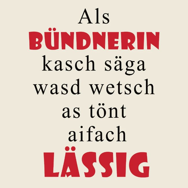 Graubünden casual saying
