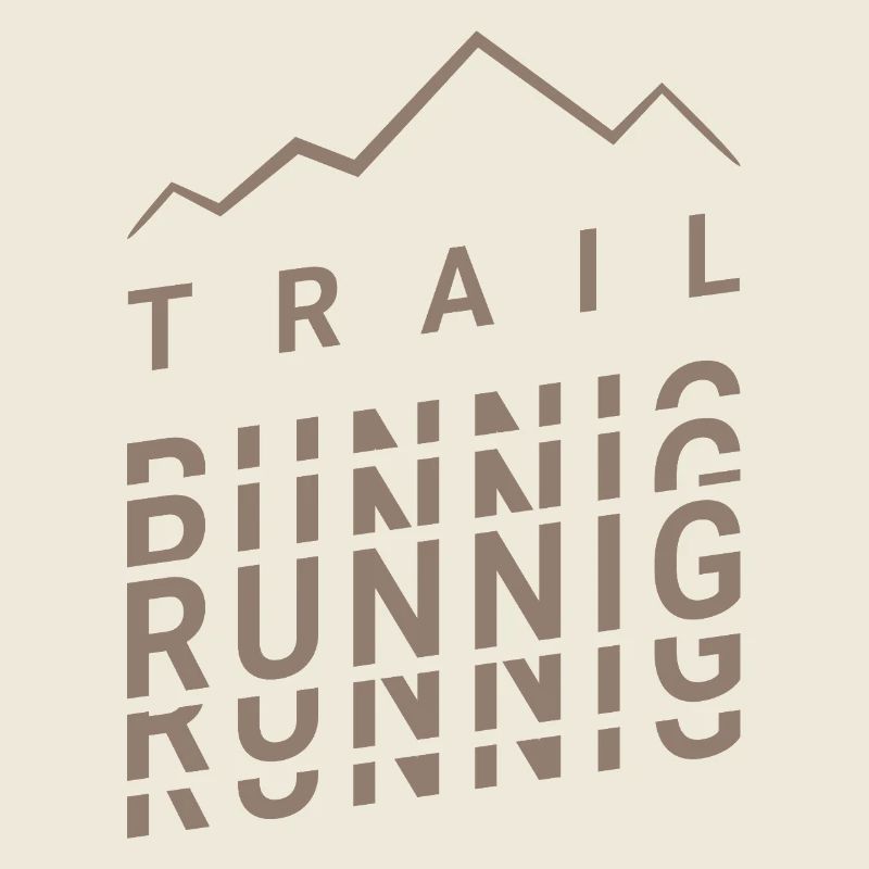 Mouvement de la course en sentier