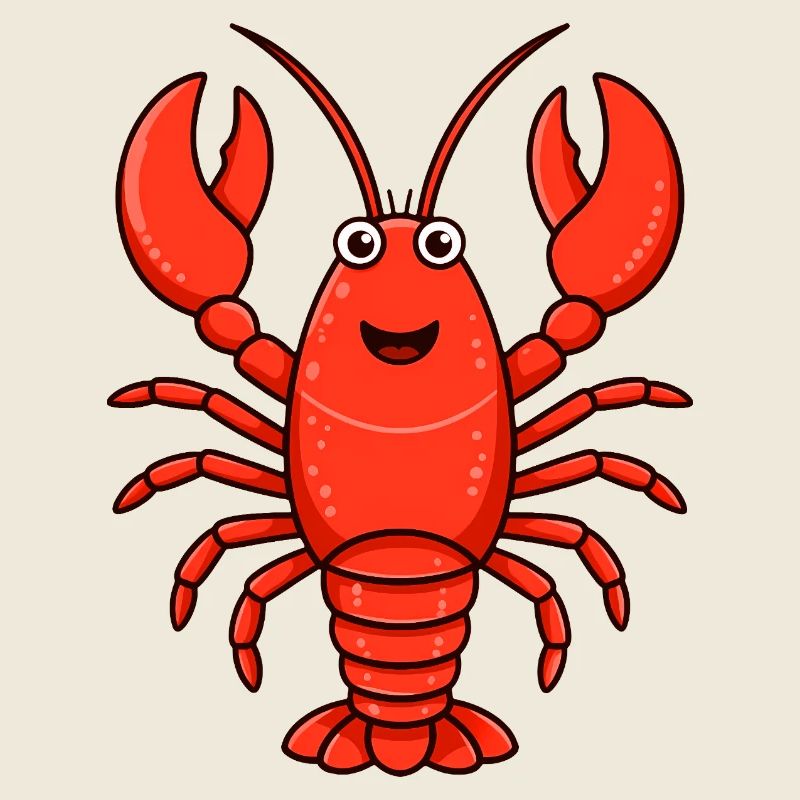 Costume drôle d’animal de carnaval de carnaval de homard