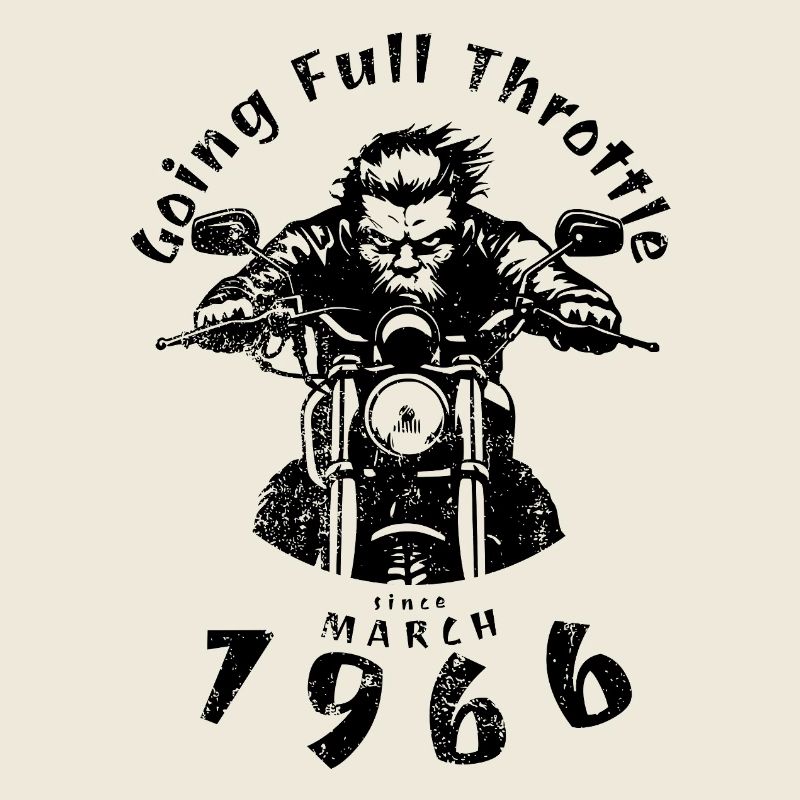 60. Geburtstag Going Full Throttle Since 03/1966