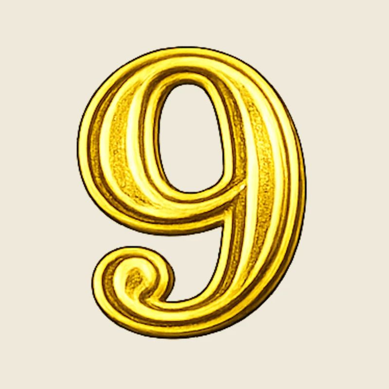 Golden Nine Digit Exquisite