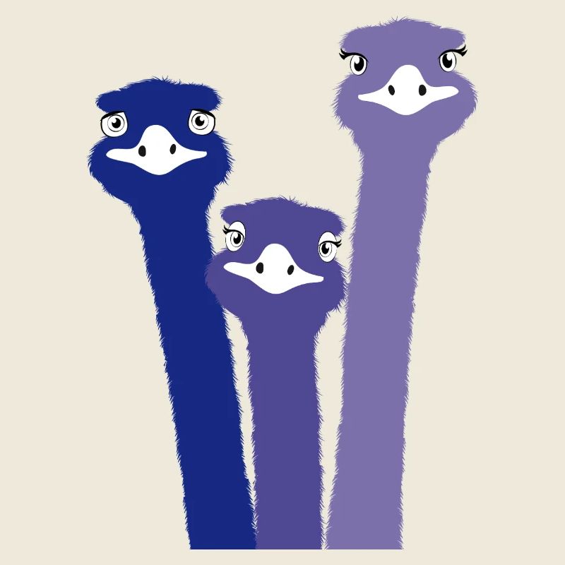 Nandu, tête d’autruche, émeu, autruche