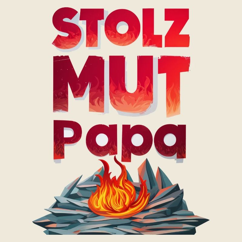 Idée cadeau pour les pompiers Papa Pride Courage Strength