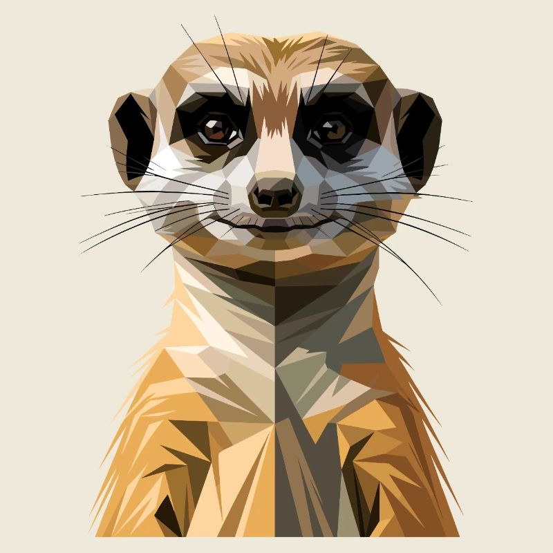 Erdmännchen Meerkat Süßes Surikate Mangusten
