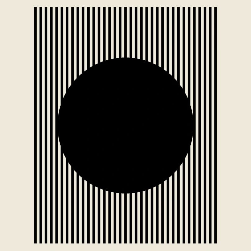 Schwarzes Kreisform-Design