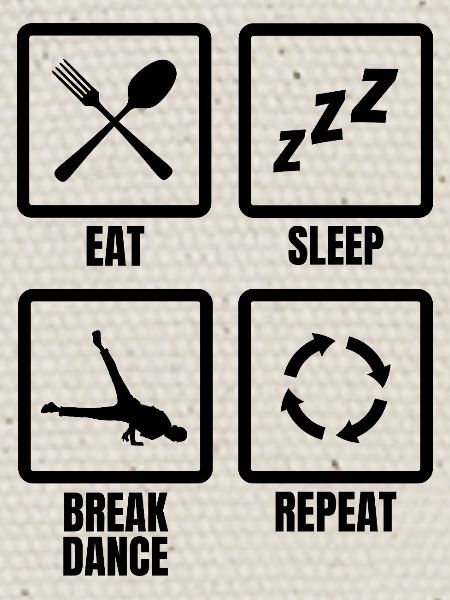 Routine quotidienne du breakdancer