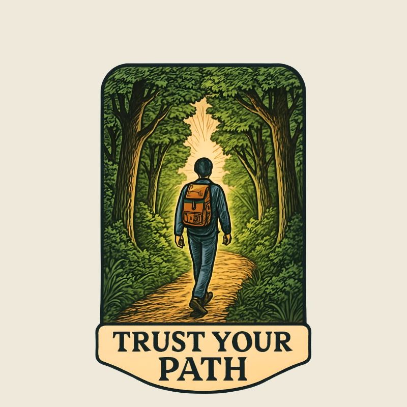 Trust de chemins dans la forêt