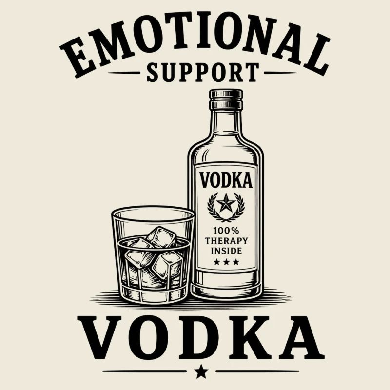 Vodka de soutien émotionnel