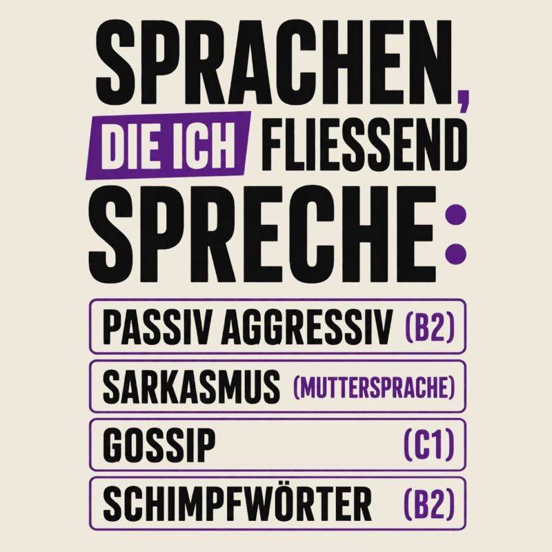 Sprachen, die ich fließend spreche