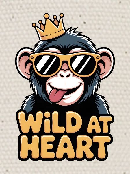 Monkey with crown