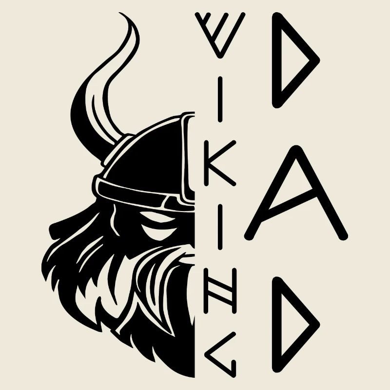 Bearded Man Viking Dad Father's Day 2024