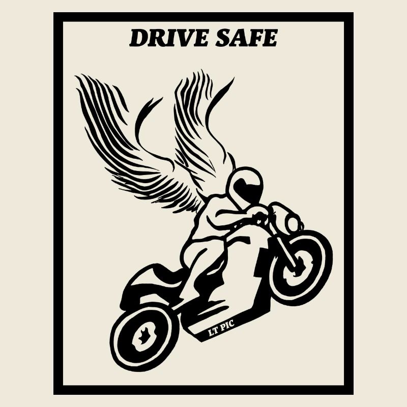 Conduisez prudemment - Moto