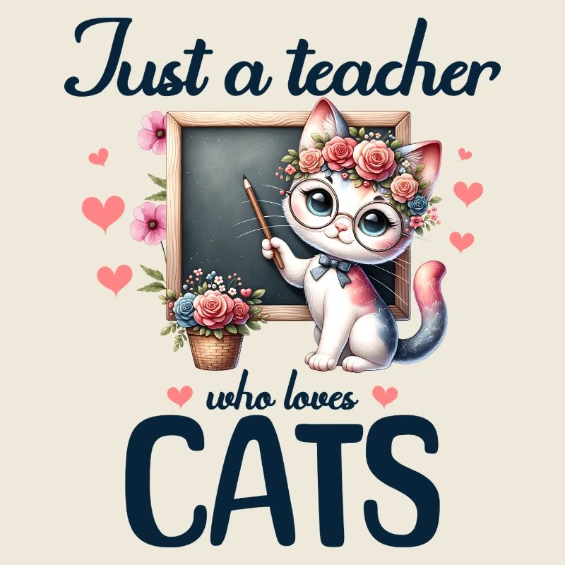 Enseignante Qui Adore Les Chats