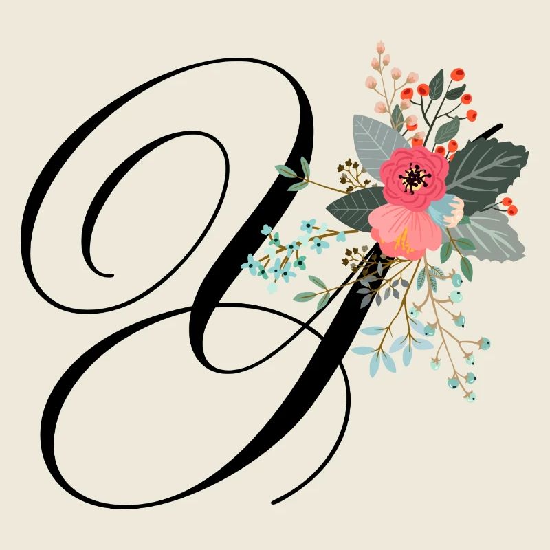 Letter in bloom