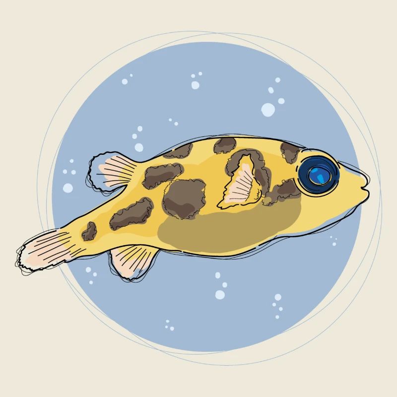 Pea Puffer ,puffer, kugelfisch