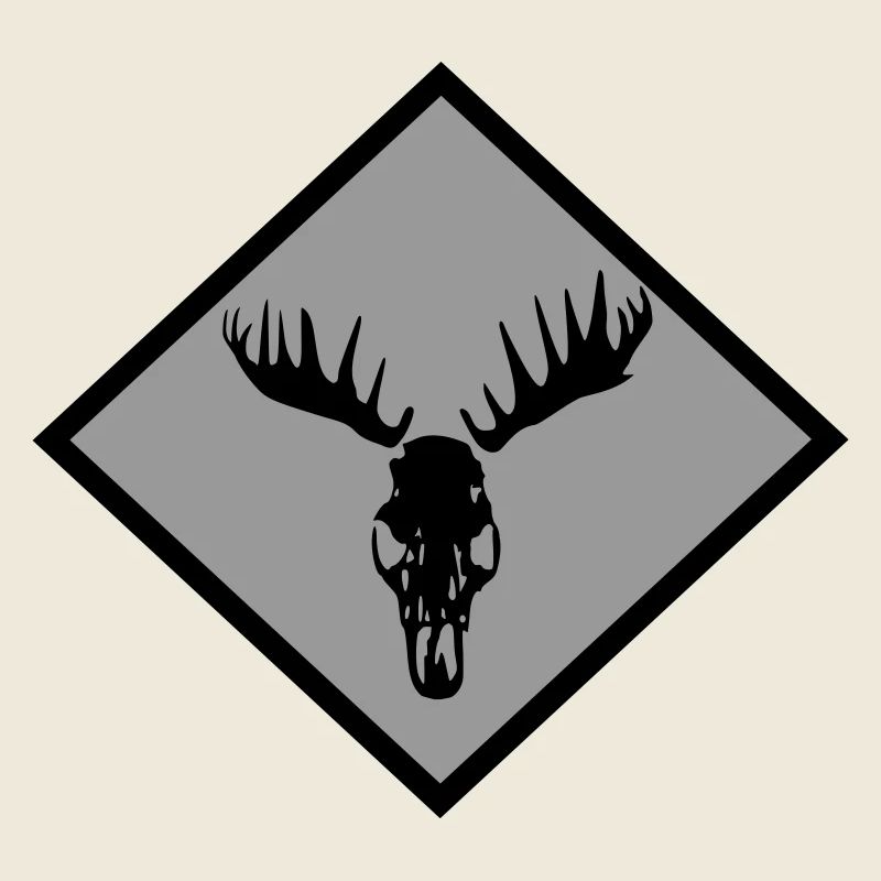 Elch-Schädel