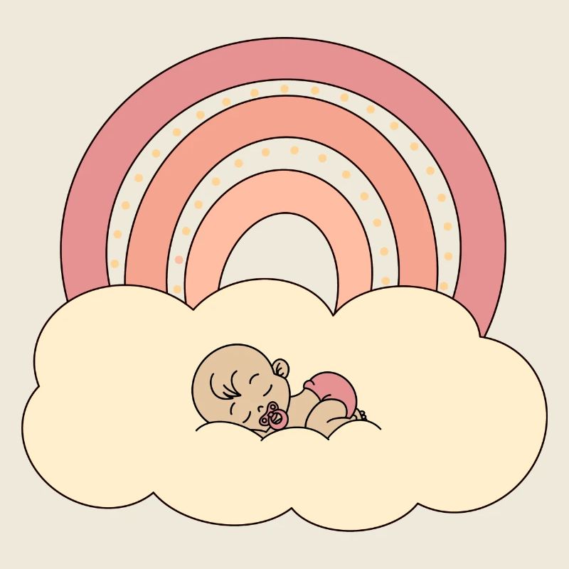 Bébé arc-en-ciel