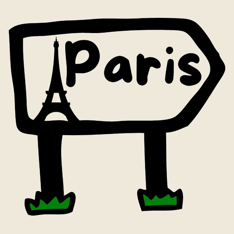 Zeichen Stadt Paris
