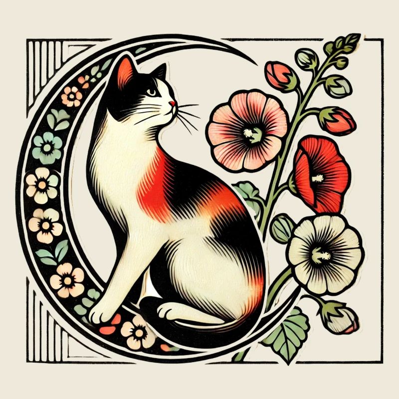 Chat calicot
