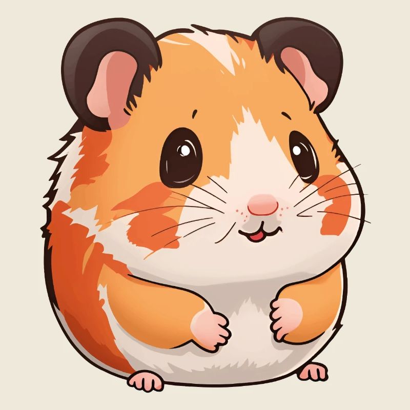 Total niedlicher Hamster