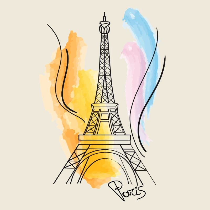 Eiffel Tower drawing