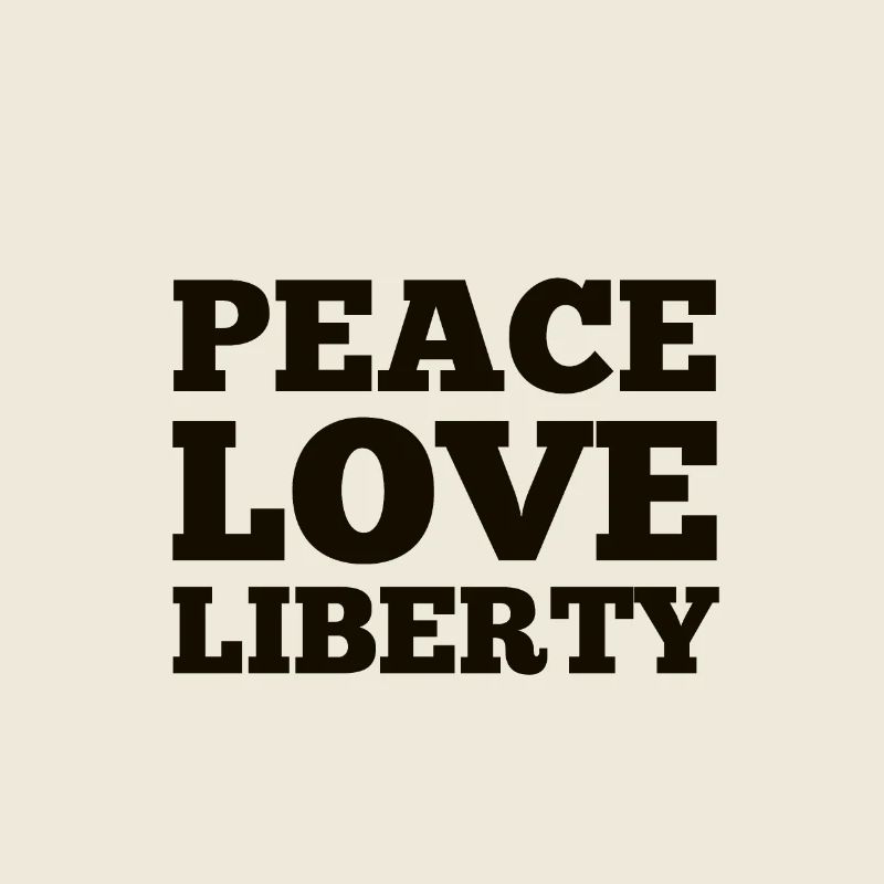 Paix, Amour, Liberté