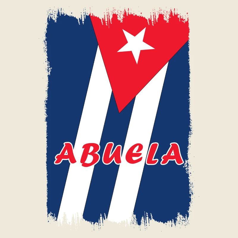 Drapeaux de grand-mère de Cuba