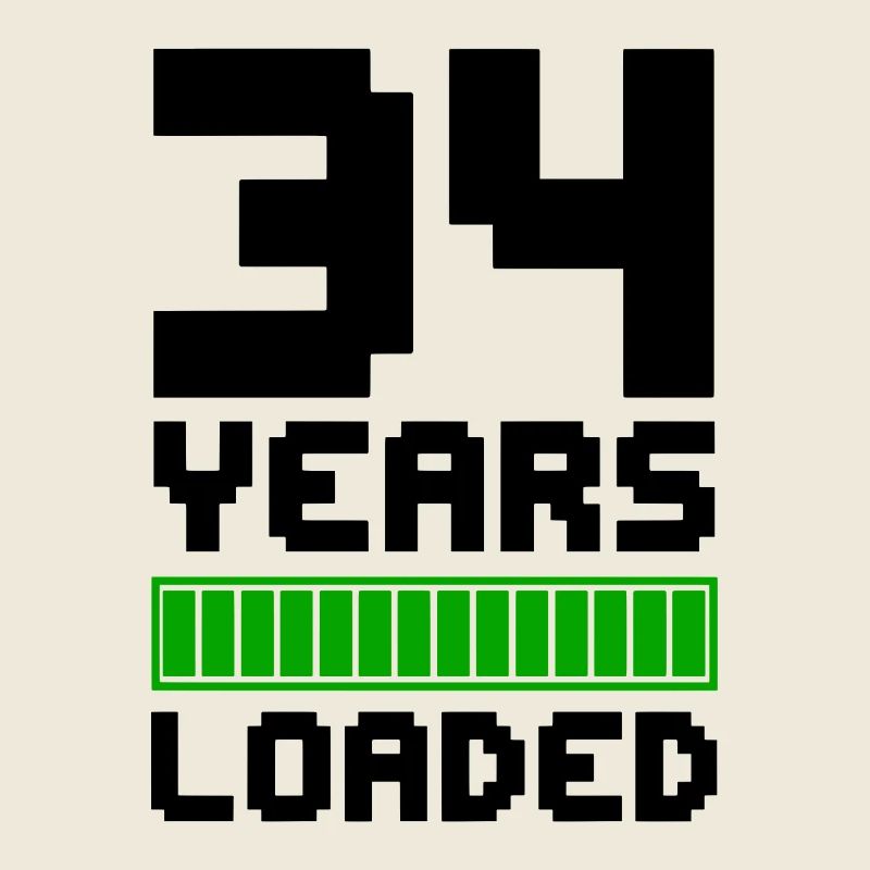 34 ans chargé 34e anniversaire