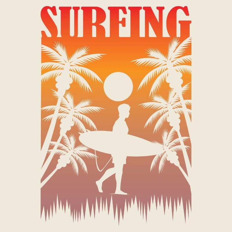 Surfing Surfboard Surfer Gift Idea