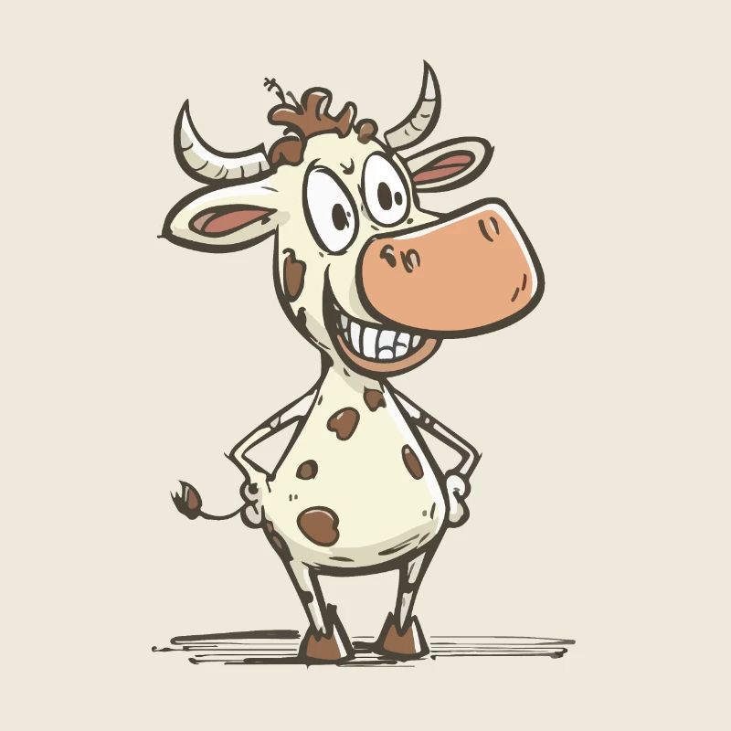Crazy cow