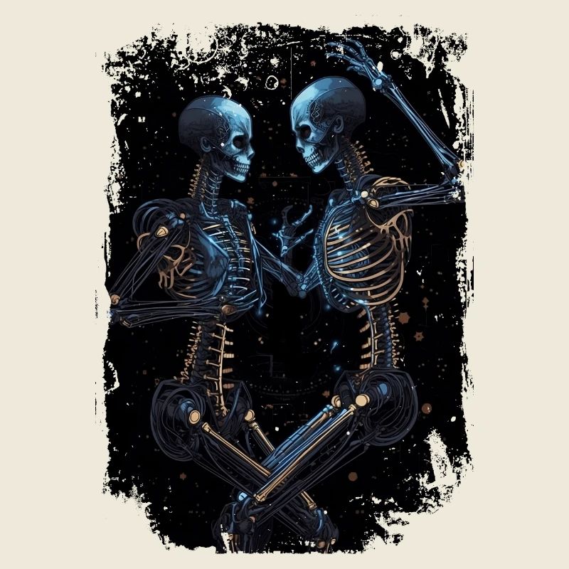 Dancing Cyber Skeletons - Surreal Horror