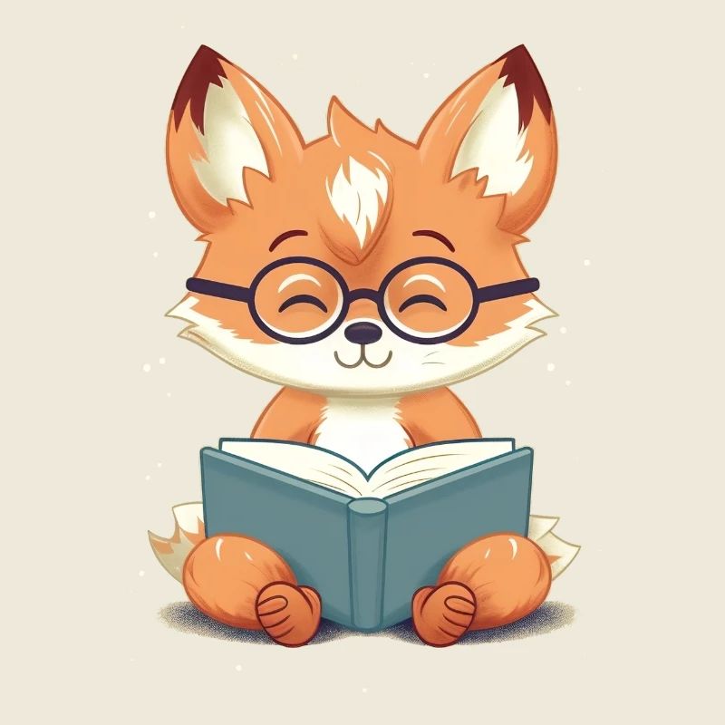 Reading fox