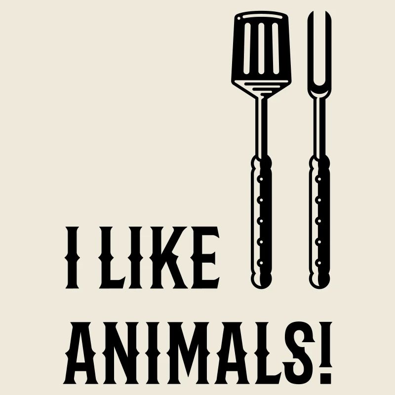 I Like Animals! (Grillbesteck / Black)