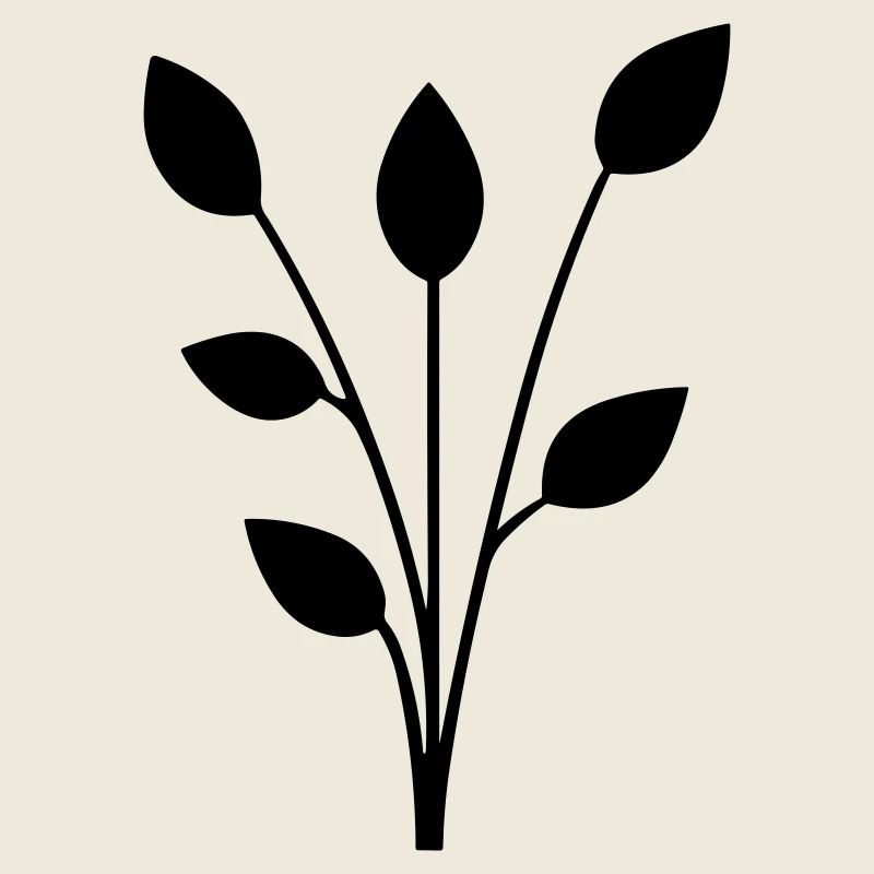 Fleur avec tige