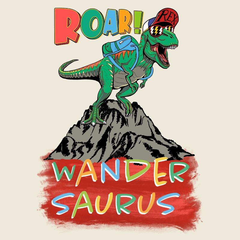 Dinosaurier T-Rex Wandersaurus - Wandern mit Kind